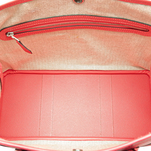 エルメス ガーデンパーティTPM ハンドバッグ トートバッグ ローズアザレ ヴォーエプソン レディース HERMES 【中古】