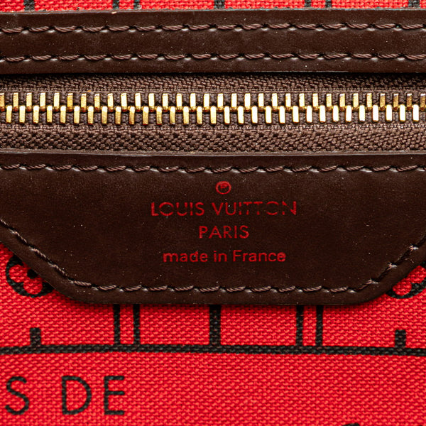 ルイ ヴィトン ダミエ ネヴァーフルPM　 トートバッグ ハンドバッグ N41359 エベヌ ブラウン PVC レザー レディース LOUIS VUITTON 【中古】