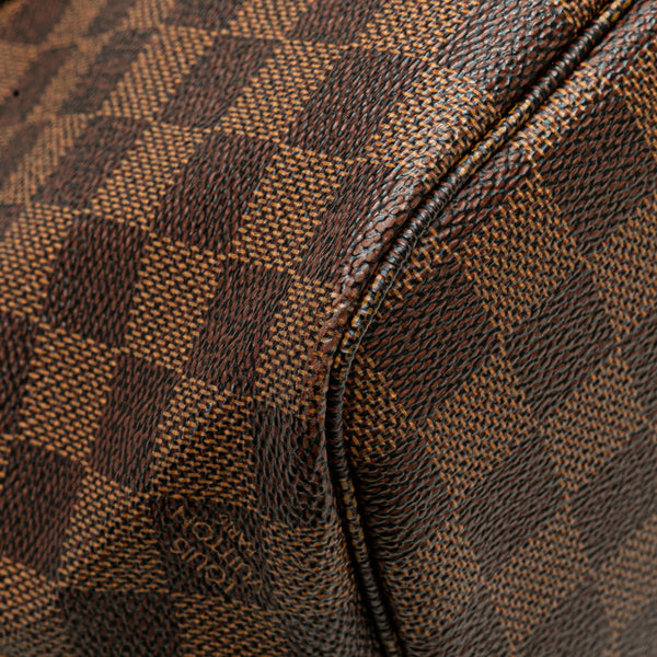 ルイ ヴィトン ダミエ ネヴァーフルPM　 トートバッグ ハンドバッグ N41359 エベヌ ブラウン PVC レザー レディース LOUIS VUITTON 【中古】