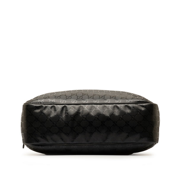 グッチ GGインプリメ 斜め掛け ショルダーバッグ 211107 ブラック PVC レザー レディース GUCCI 【中古】