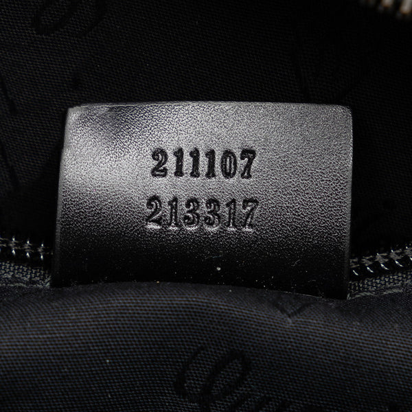 グッチ GGインプリメ 斜め掛け ショルダーバッグ 211107 ブラック PVC レザー レディース GUCCI 【中古】