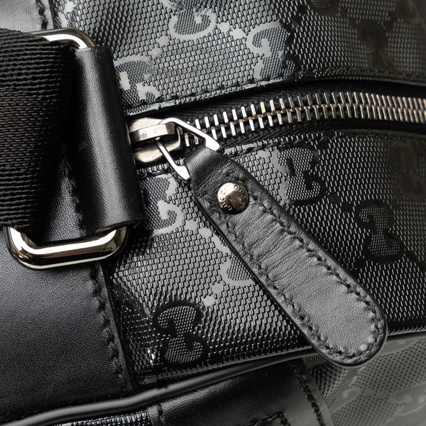 グッチ GGインプリメ 斜め掛け ショルダーバッグ 211107 ブラック PVC レザー レディース GUCCI 【中古】