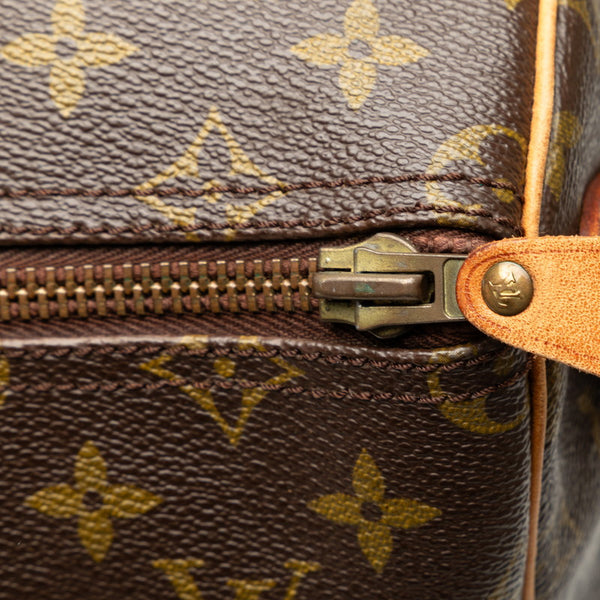 ルイ ヴィトン モノグラム キーポル55 ボストンバッグ M41424 ブラウン PVC レザー レディース LOUIS VUITTON 【中古】