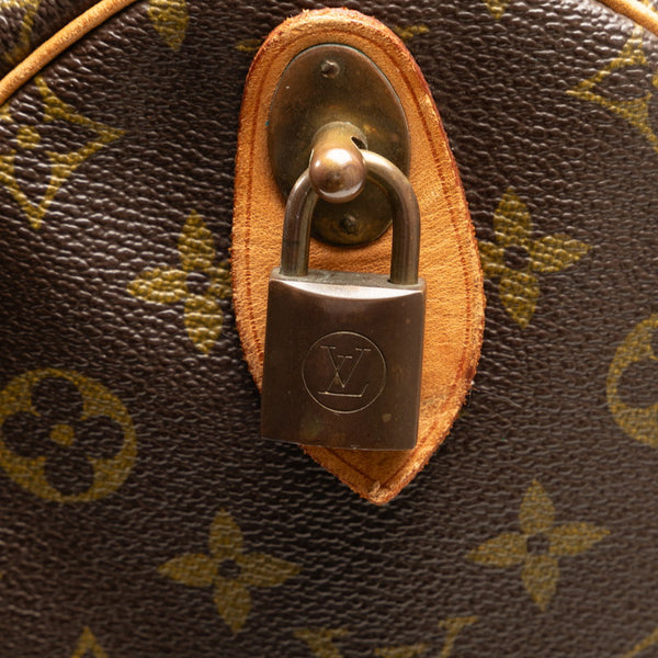 ルイ ヴィトン モノグラム キーポル55 ボストンバッグ M41424 ブラウン PVC レザー レディース LOUIS VUITTON 【中古】