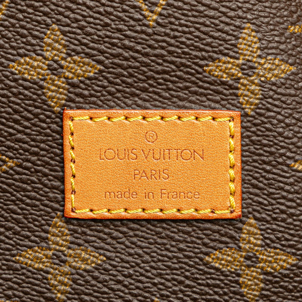 ルイ ヴィトン モノグラム ソミュール30 斜め掛け ショルダーバッグ M42256 ブラウン PVC レザー レディース LOUIS VUITTON 【中古】