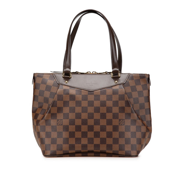 ルイ ヴィトン ダミエ ウェストミンスターPM ハンドバッグ N41102 ブラウン PVC レザー レディース LOUIS VUITTON 【中古】