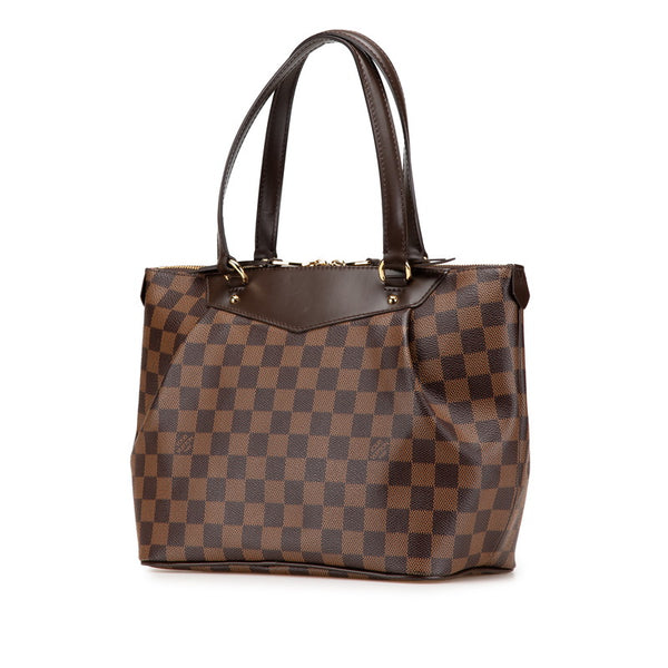 ルイ ヴィトン ダミエ ウェストミンスターPM ハンドバッグ N41102 ブラウン PVC レザー レディース LOUIS VUITTON 【中古】
