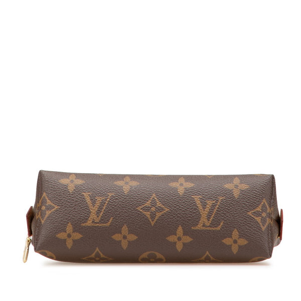 ルイ ヴィトン モノグラム ポシェット コスメティック ポーチ M47515 ブラウン PVC レザー レディース LOUIS VUITTON 【中古】