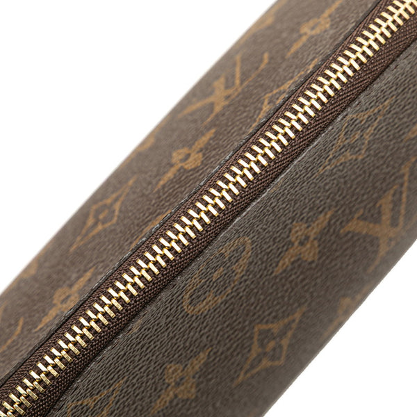 ルイ ヴィトン モノグラム ポシェット コスメティック ポーチ M47515 ブラウン PVC レザー レディース LOUIS VUITTON 【中古】