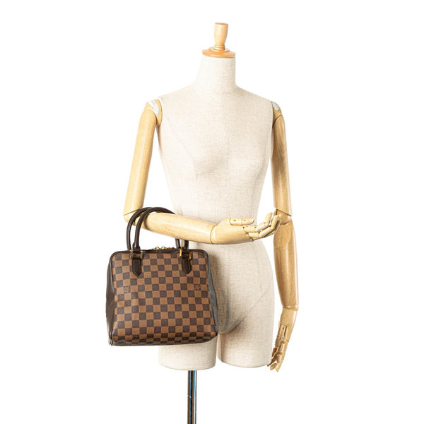 ルイ ヴィトン ダミエ ブレラ ハンドバッグ N51150 ブラウン PVC レザー レディース LOUIS VUITTON 【中古】