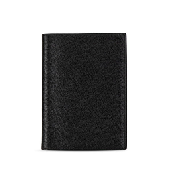 エルメス アジェンダGM 手帳カバー ブックカバー ノートカバー ブラック ヴォーエプソン メンズ HERMES 【中古】