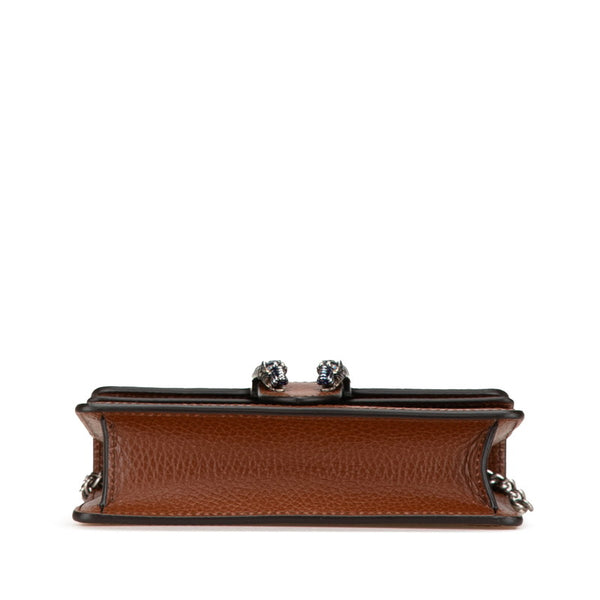 グッチ GGデニム ディオニュソス スーパー ミニバッグ 斜め掛け チェーン ショルダーバッグ 476432 インディゴブルー ブラウン デニム レザー レディース GUCCI 【中古】