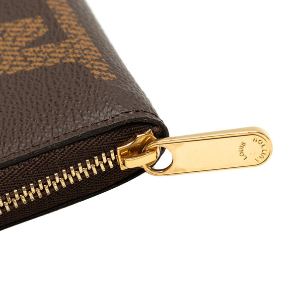 ルイ ヴィトン モノグラム ジャイアント ジッピー コインパース  コインケース M69354 ブラウン PVC レザー メンズ LOUIS VUITTON 【中古】