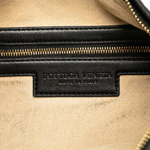 ボッテガヴェネタ イントレチャート ワンショルダーバッグ ハンドバッグ ブラック レザー レディース BOTTEGAVENETA 【中古】