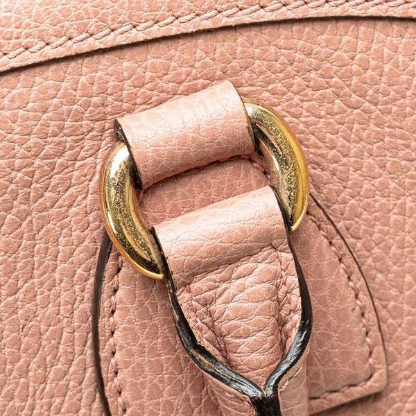 グッチ インターロッキングG ハンドバッグ ショルダーバッグ 2WAY 449651 ピンク レザー レディース GUCCI 【中古】