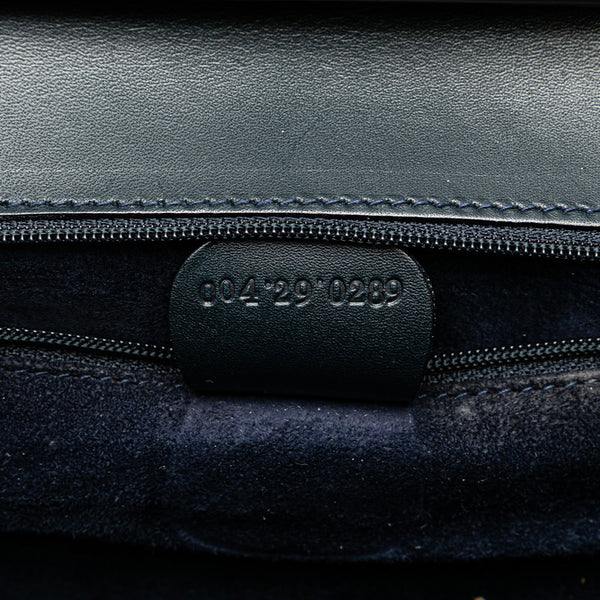 グッチ 斜め掛け ショルダーバッグ ブルー レザー レディース GUCCI 【中古】