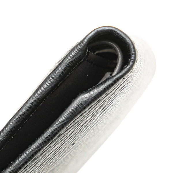 サルヴァトーレフェラガモ ガンチーニ 二つ折り財布 66a065 ブラック レザー メンズ Salvatore Ferragamo 【中古】