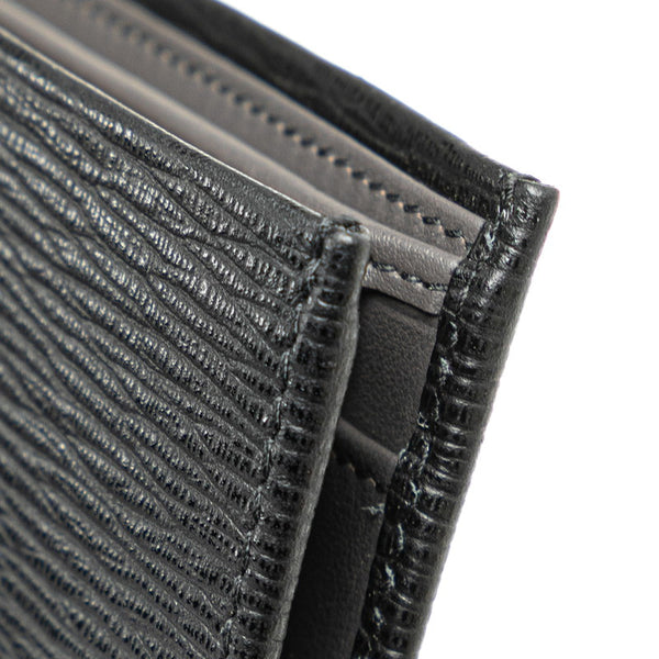 サルヴァトーレフェラガモ ガンチーニ 二つ折り財布 66a065 ブラック レザー メンズ Salvatore Ferragamo 【中古】