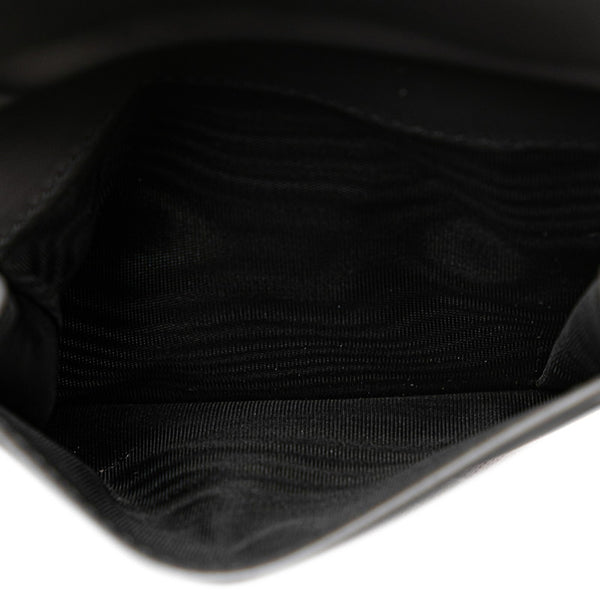 サルヴァトーレフェラガモ ガンチーニ 二つ折り財布 66a065 ブラック レザー メンズ Salvatore Ferragamo 【中古】