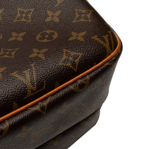 ルイ ヴィトン モノグラム  リポーターPM ショルダーバッグ M45254 ブラウン PVC レザー レディース LOUIS VUITTON 【中古】