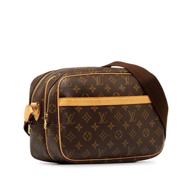 ルイ ヴィトン モノグラム  リポーターPM ショルダーバッグ M45254 ブラウン PVC レザー レディース LOUIS VUITTON 【中古】