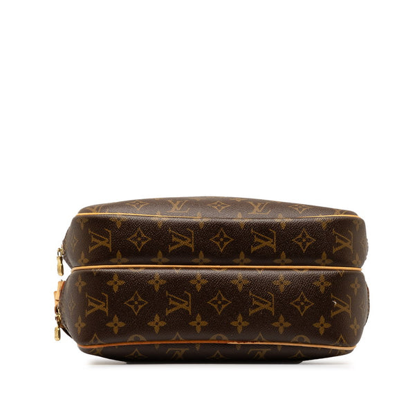 ルイ ヴィトン モノグラム  リポーターPM ショルダーバッグ M45254 ブラウン PVC レザー レディース LOUIS VUITTON 【中古】