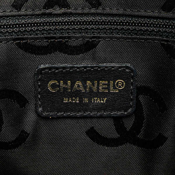 シャネル ココマーク ワイルドステッチ ハンドバッグ ブラック レザー レディース CHANEL 【中古】
