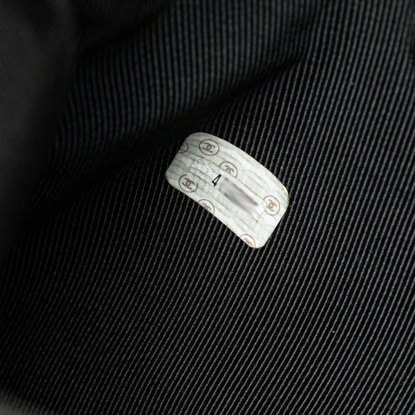 シャネル トリプルココマーク チェーン トートバッグ ブラック キャビアスキン レディース CHANEL 【中古】