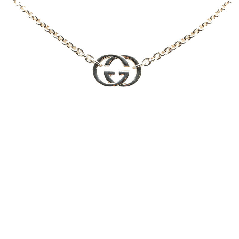 グッチ インターロッキングG ネックレス SV925 シルバー レディース GUCCI 【中古】