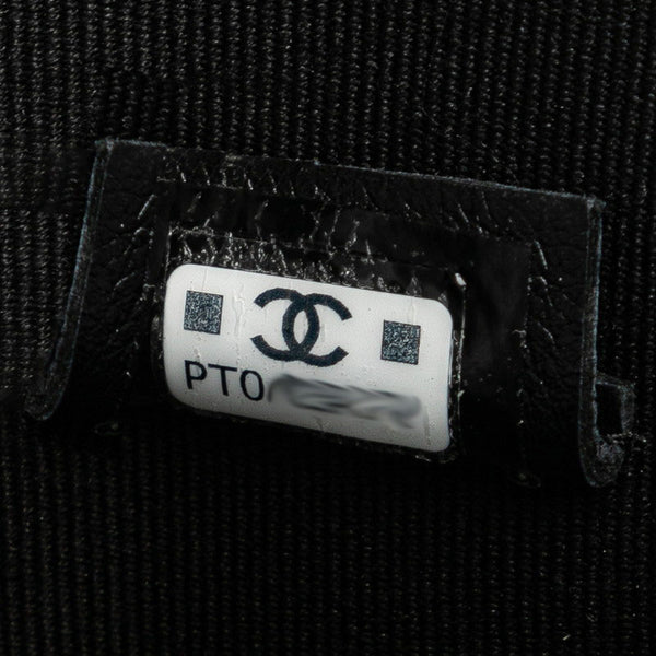 シャネル ココマーク ポーチ ブラック キャビアスキン レディース CHANEL 【中古】