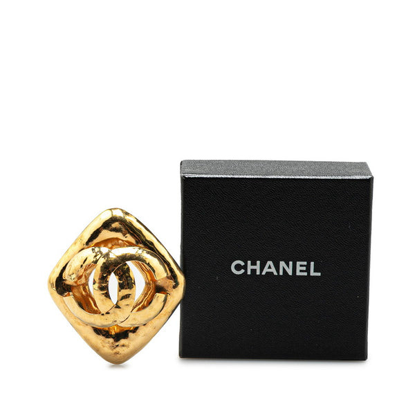 シャネル ヴィンテージ ココマーク ブローチ ゴールド メッキ レディース CHANEL 【中古】