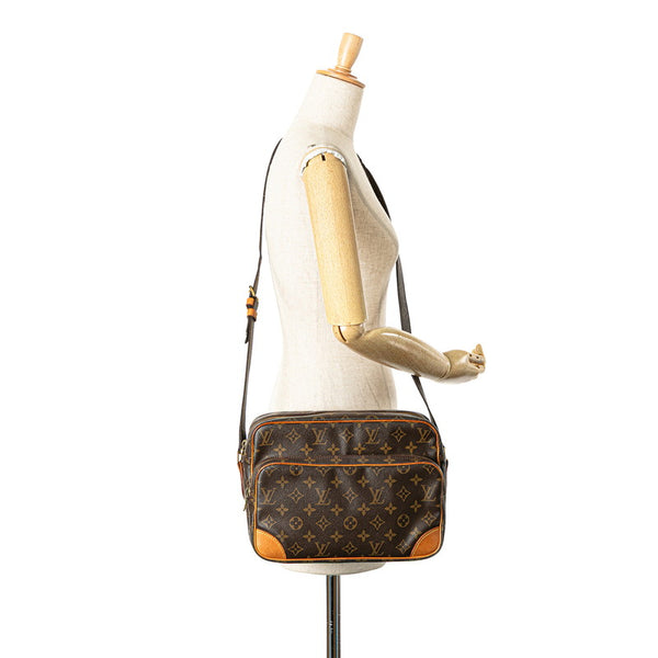 ルイ ヴィトン モノグラム ナイル 斜め掛け ショルダーバッグ M45244 ブラウン PVC レザー レディース LOUIS VUITTON 【中古】