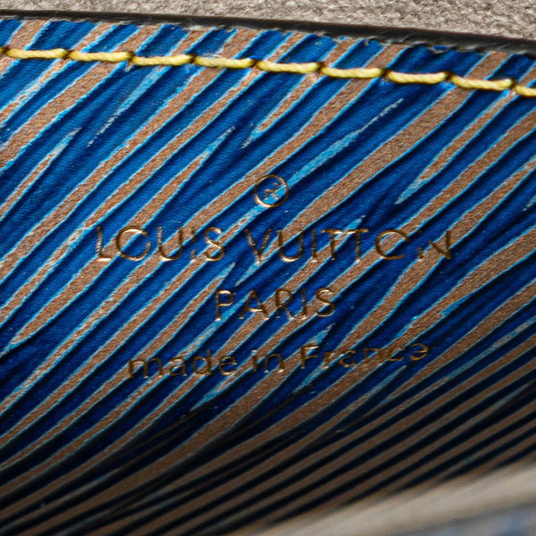 ルイ ヴィトン エピ デニム ツイストMM チェーン ショルダーバッグ M50271 ブルー レザー レディース LOUIS VUITTON 【中古】