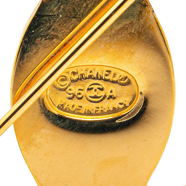 シャネル ココマーク ターンロック ブローチ ゴールド メッキ レディース CHANEL 【中古】