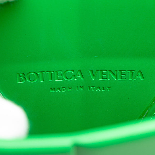 ボッテガヴェネタ マキシイントレチャート アルコ ハンドバッグ グリーン ラバー レディース BOTTEGAVENETA 【中古】