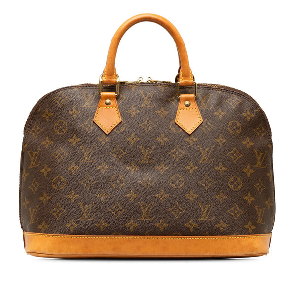ルイ ヴィトン モノグラム アルマ ハンドバッグ M51130 ブラウン PVC レザー レディース LOUIS VUITTON 【中古】