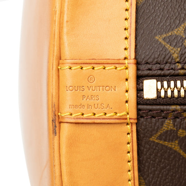 ルイ ヴィトン モノグラム アルマ ハンドバッグ M51130 ブラウン PVC レザー レディース LOUIS VUITTON 【中古】
