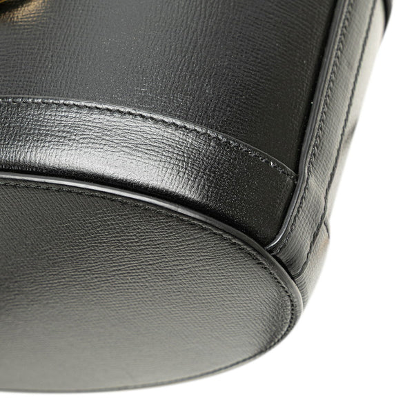 グッチ ホースビット ショルダーバッグ 602118 ブラック レザー レディース GUCCI 【中古】