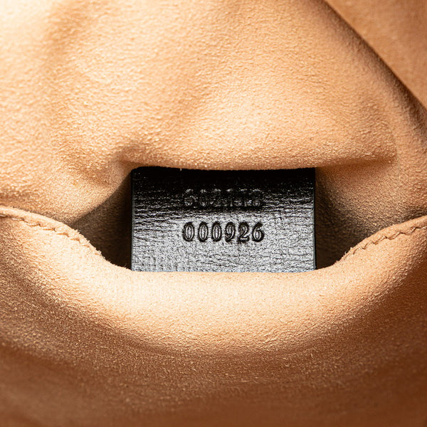 グッチ ホースビット ショルダーバッグ 602118 ブラック レザー レディース GUCCI 【中古】