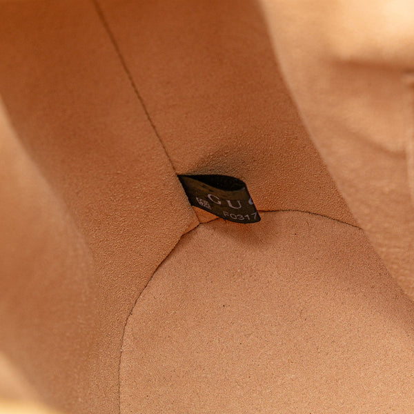 グッチ ホースビット ショルダーバッグ 602118 ブラック レザー レディース GUCCI 【中古】