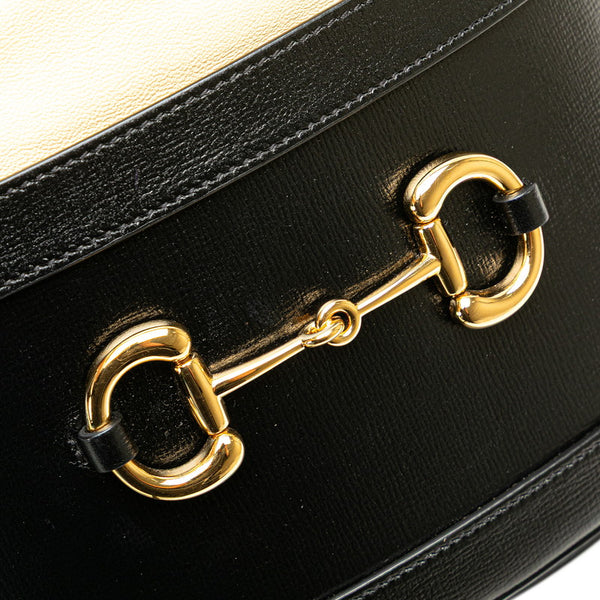 グッチ ホースビット ショルダーバッグ 602118 ブラック レザー レディース GUCCI 【中古】