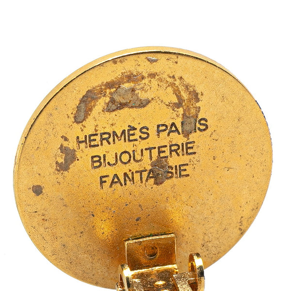 エルメス セリエ イヤリング ゴールド メッキ レディース HERMES 【中古】