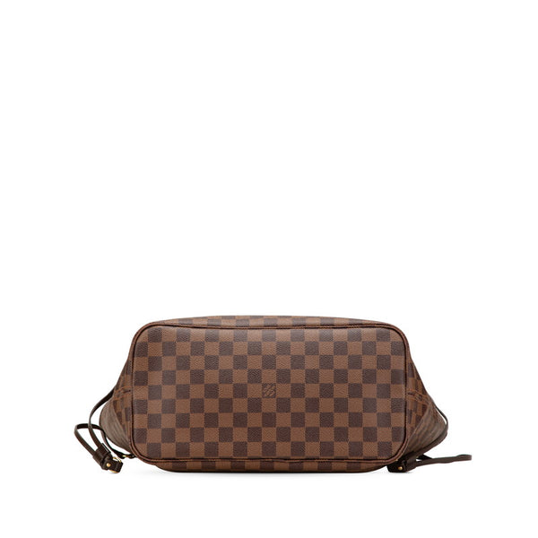 ルイ ヴィトン ダミエ ネヴァーフルMM ショルダーバッグ トートバッグ N51105 ブラウン PVC レザー レディース LOUIS VUITTON 【中古】