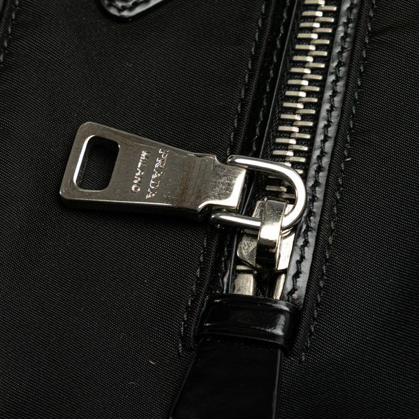 プラダ 三角ロゴプレート ハンドバッグ ワンショルダーバッグ BN1834 ブラック ナイロン レザー レディース PRADA 【中古】