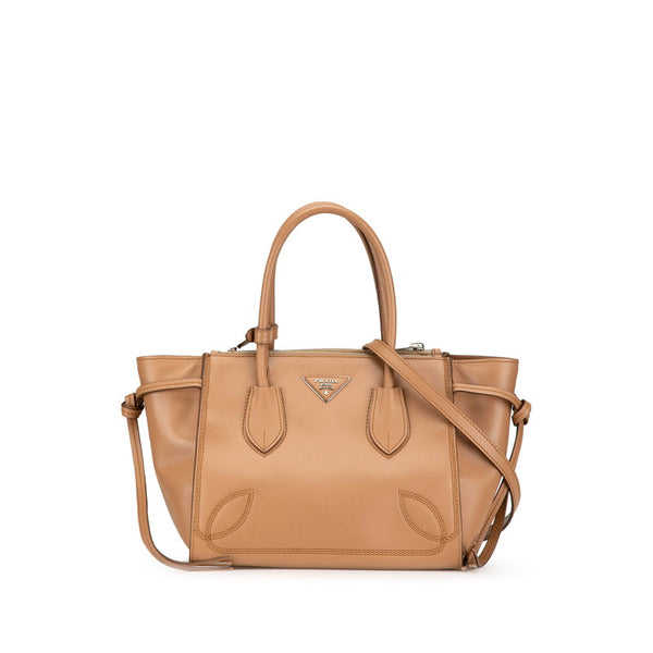 プラダ ハンドバッグ ショルダーバッグ 2WAY B2925R ブラック レザー レディース PRADA 【中古】