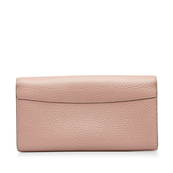 ルイ ヴィトン ポルトフォイユ カプシーヌ 長財布 M61250 マグノリア ピンク トリヨンレザー レディース LOUIS VUITTON 【中古】