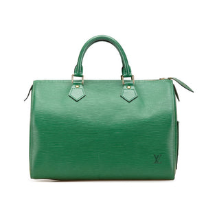 ルイ ヴィトン エピ スピーディ30 ハンドバッグ ミニボストンバッグ M43004 ポルネオグリーン レザー レディース LOUIS VUITTON 【中古】