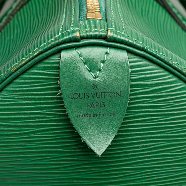 ルイ ヴィトン エピ スピーディ30 ハンドバッグ ミニボストンバッグ M43004 ポルネオグリーン レザー レディース LOUIS VUITTON 【中古】