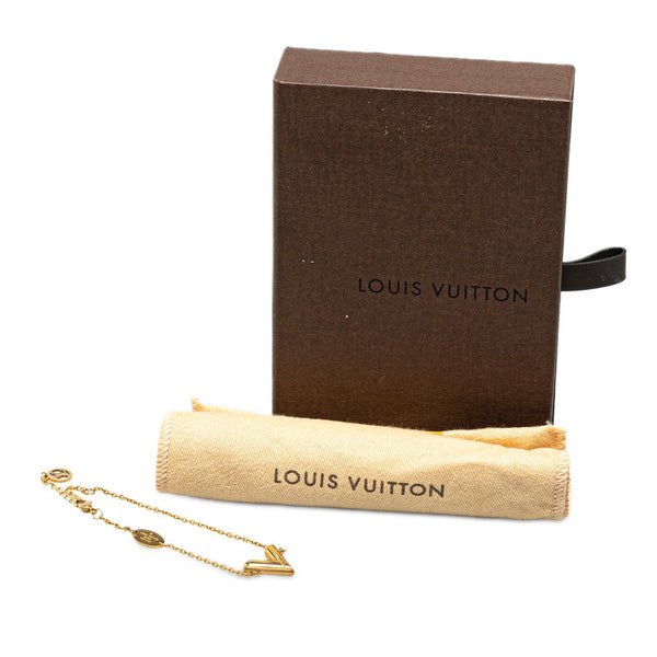 ルイ ヴィトン エセンシャルV ブレスレット M61084 ゴールド メッキ レディース LOUIS VUITTON 【中古】
