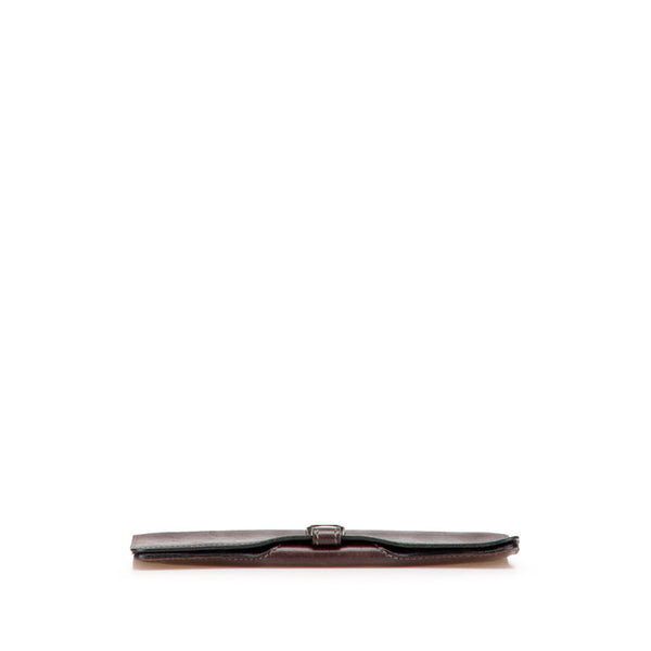 エルメス ドゴンMM 長財布 カードケース ブラウン スイフト レディース HERMES 【中古】